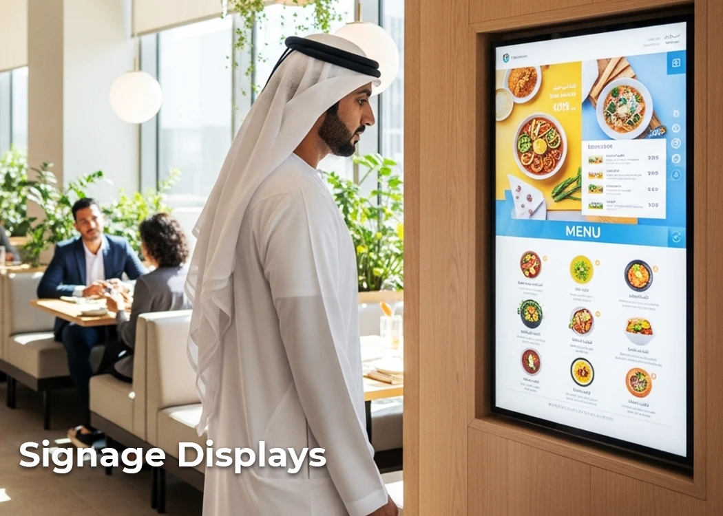 SHARP idp signage tv professional commercial arab