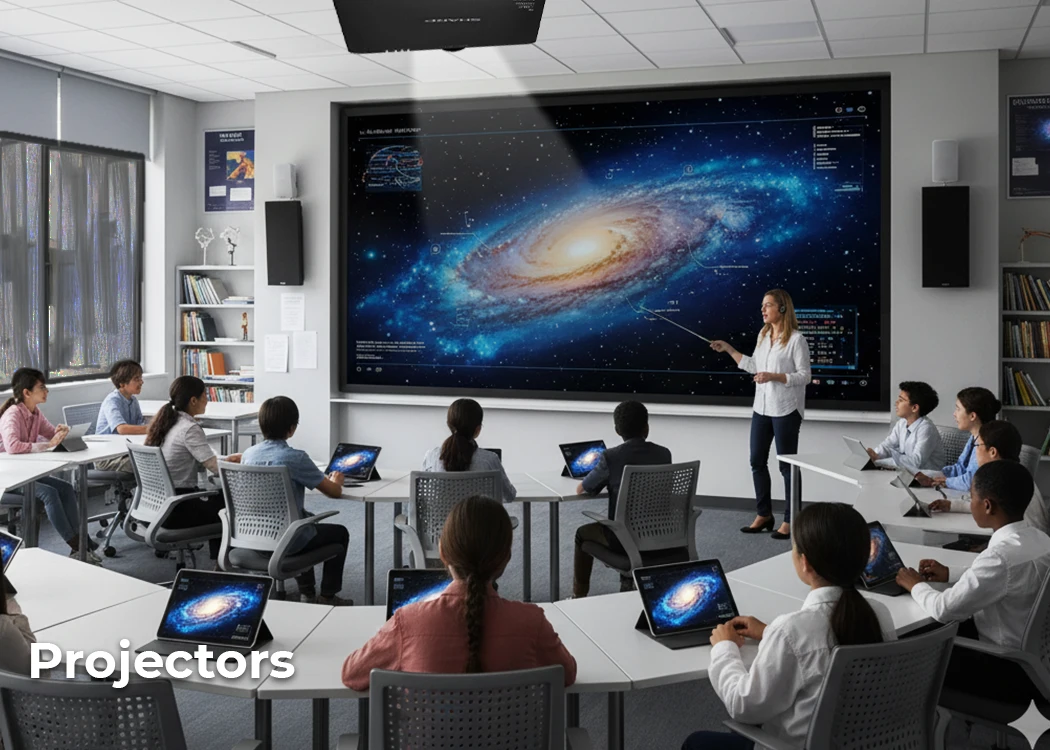 Sharp-projectors-screen-display